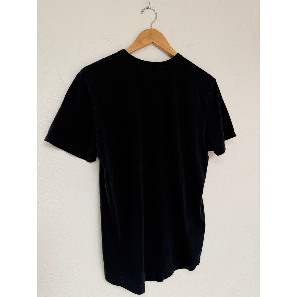 Buck Mason Mens Black Short Sleeve Slub Cotton Crew Neck T-Shirt Size M - Picture 4 of 5
